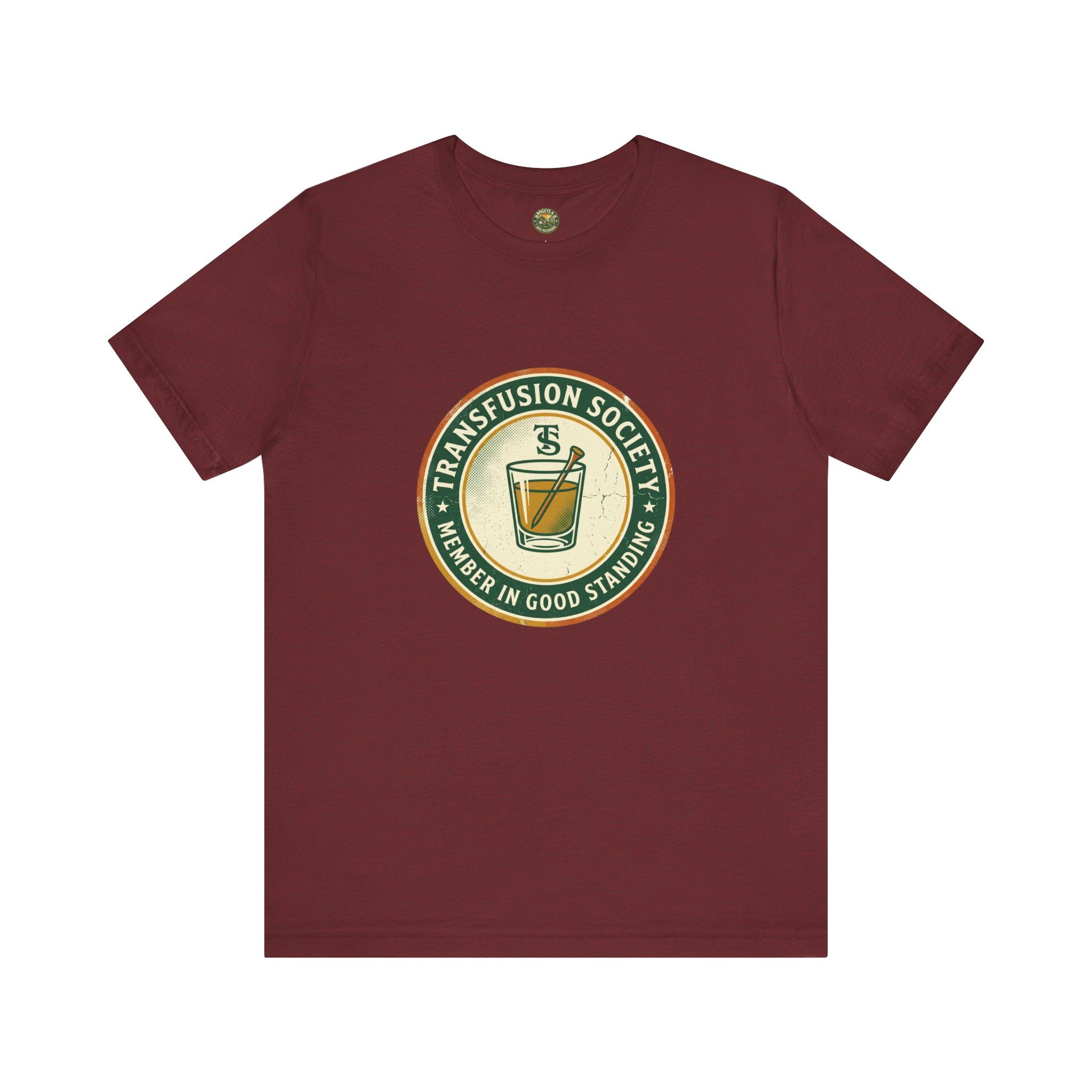 Transfusion Society Tee - Vintage Golf Cocktail Badge
