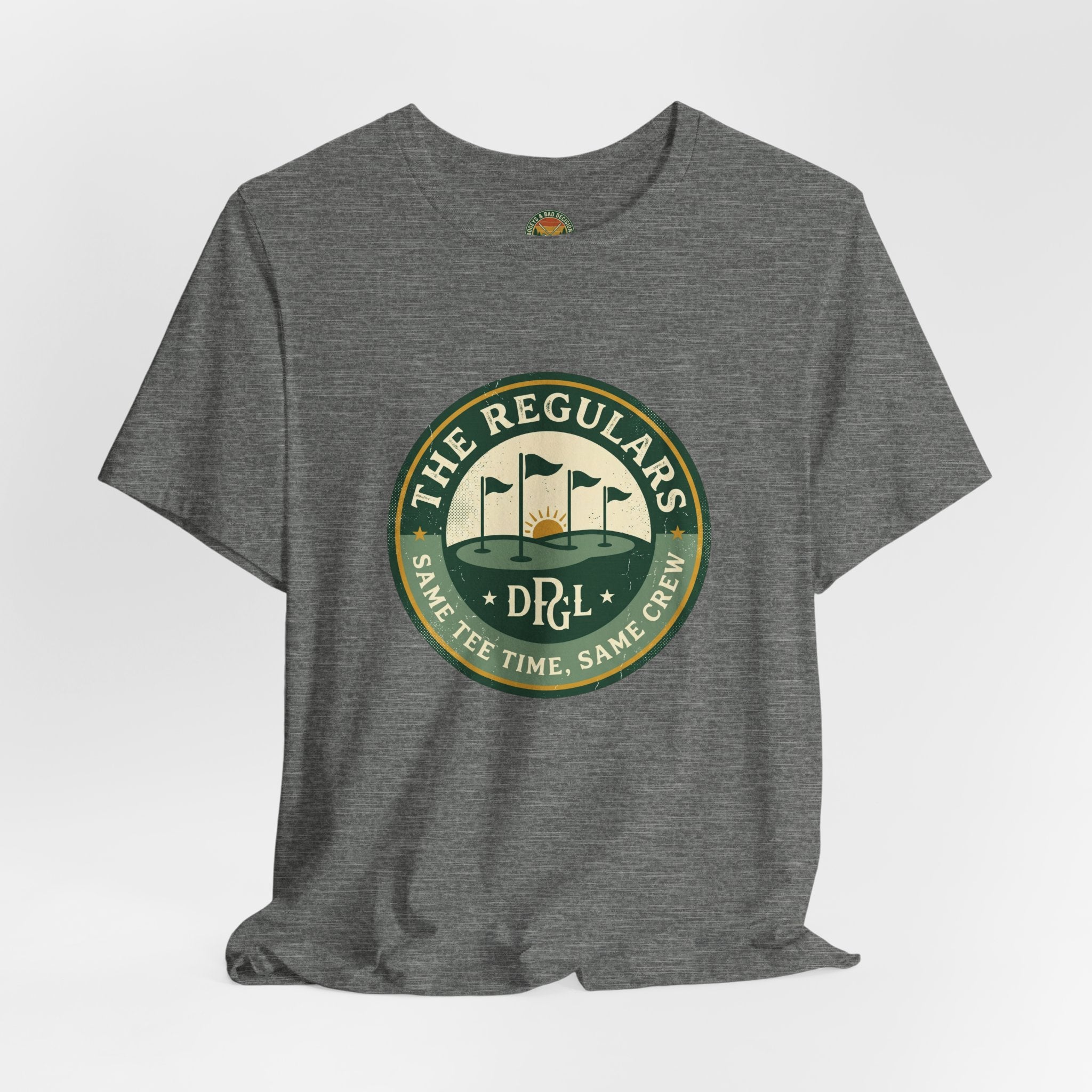 The Regulars Tee — Same Foursome Member Badge