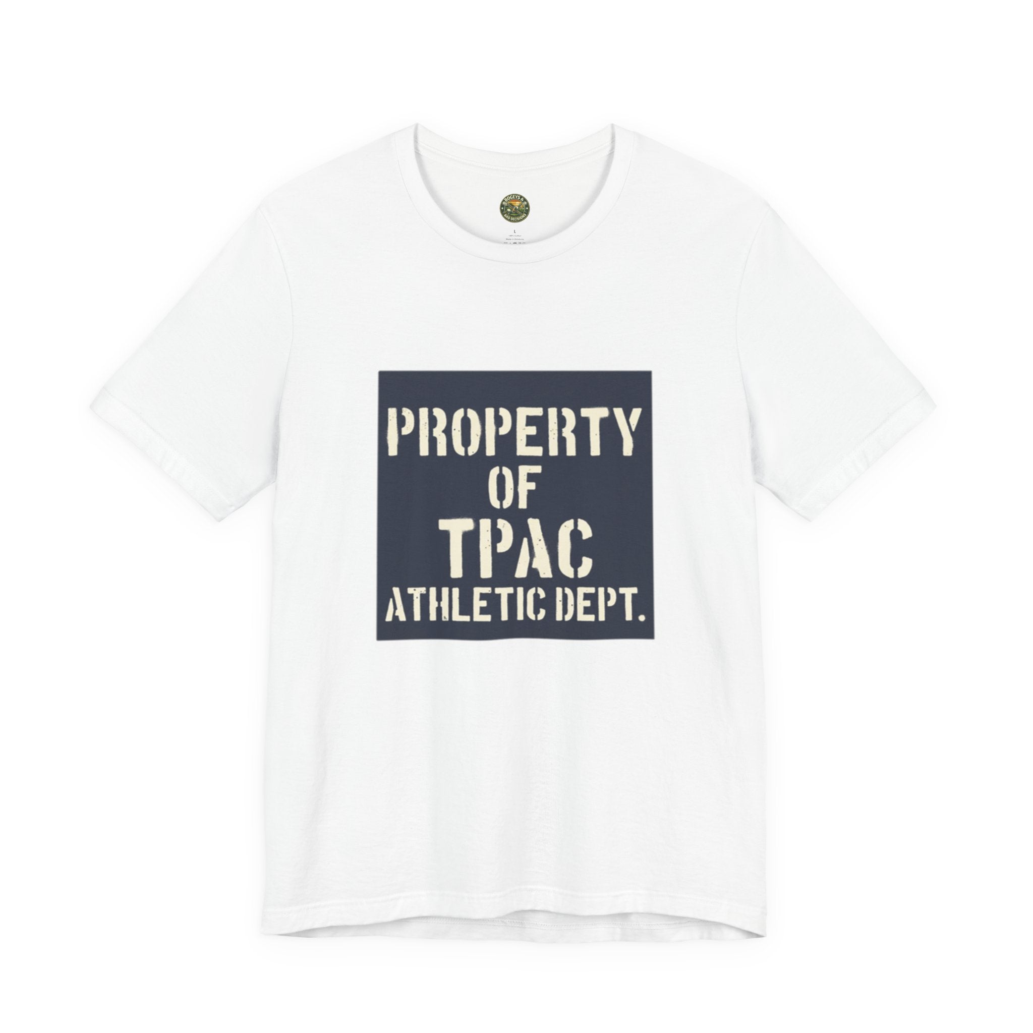Property of TPAC Tee - Vintage Equipment Room Stencil