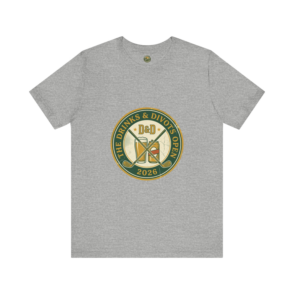 Drinks & Divots Open — Vintage Tournament Badge Tee