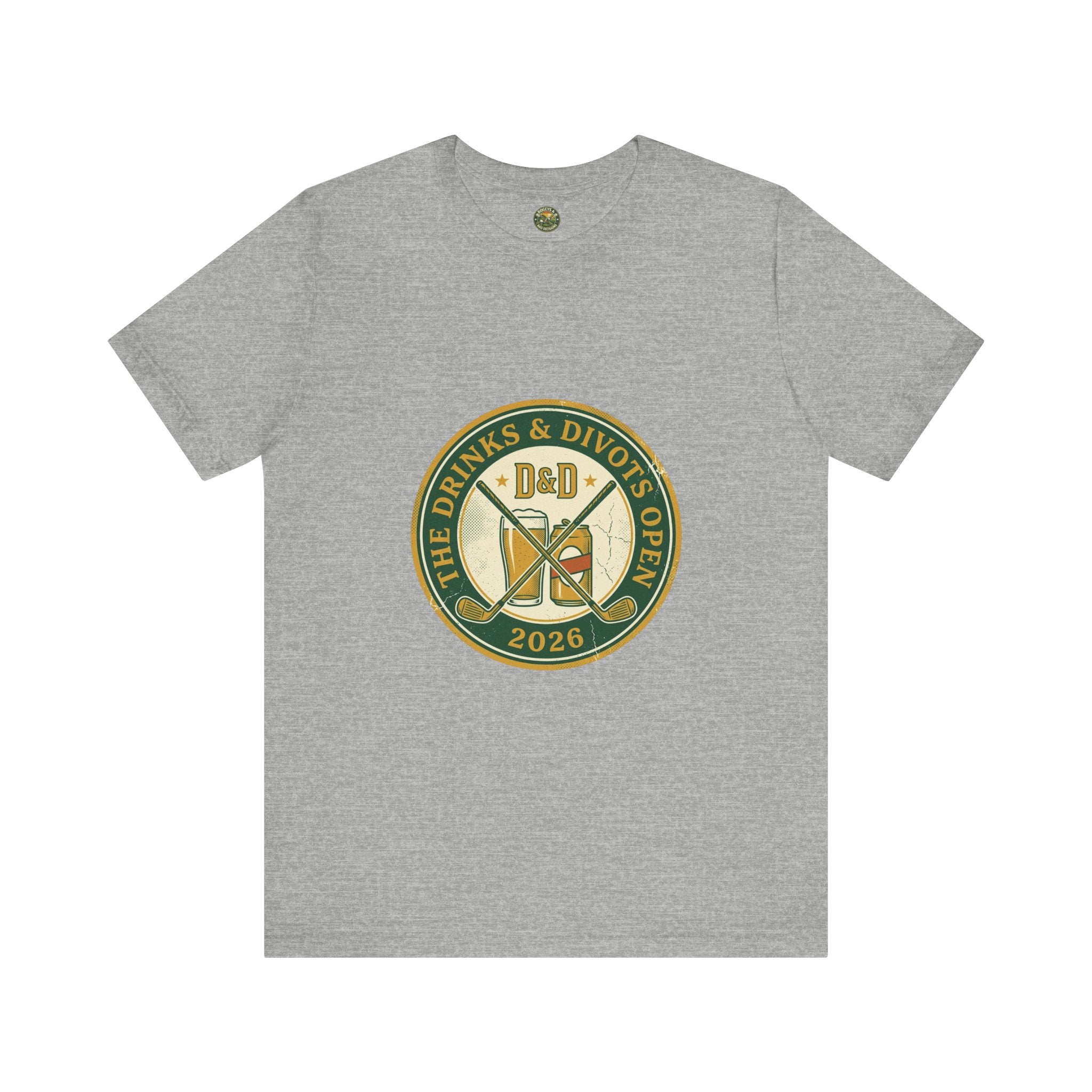 Drinks & Divots Open — Vintage Tournament Badge Tee
