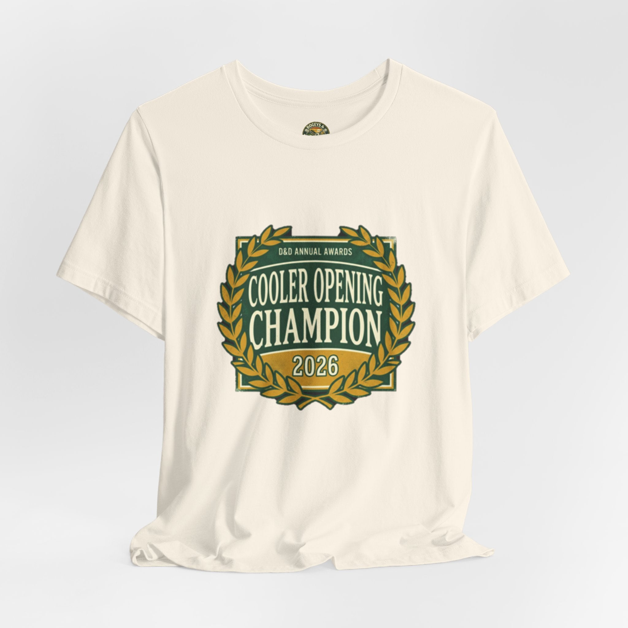 Cooler Opening Champion Tee - Vintage Fake Award