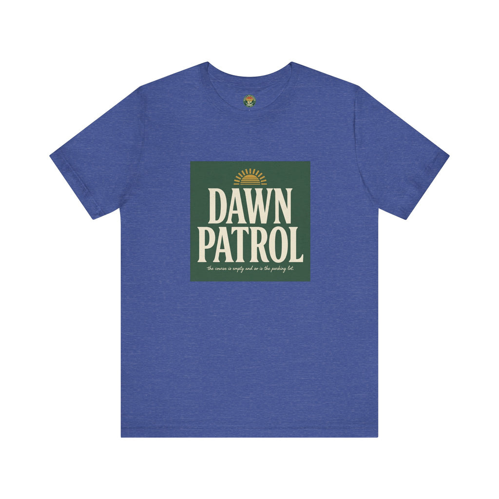 Dawn Patrol Tee — Vintage Sunrise Typography