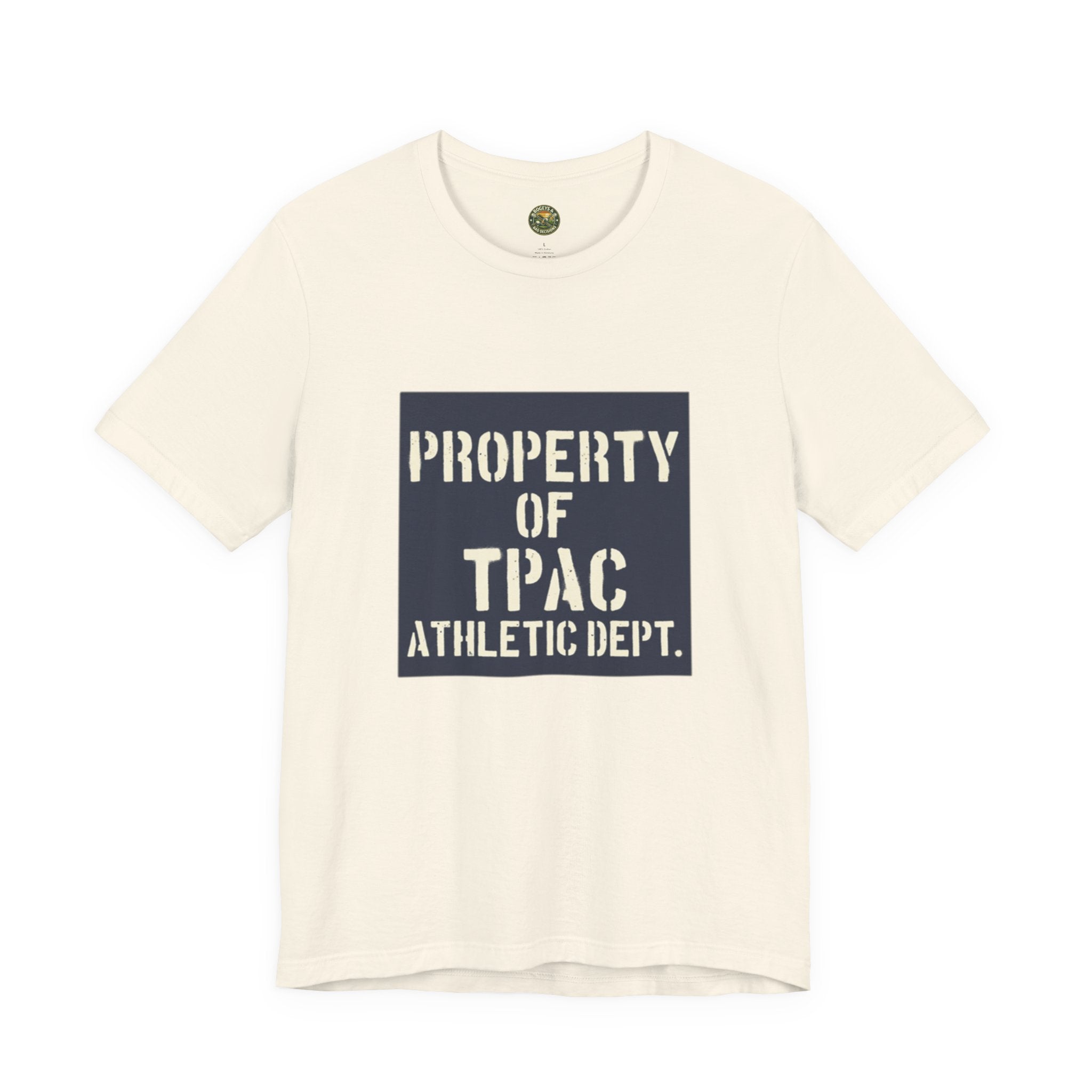 Property of TPAC Tee - Vintage Equipment Room Stencil
