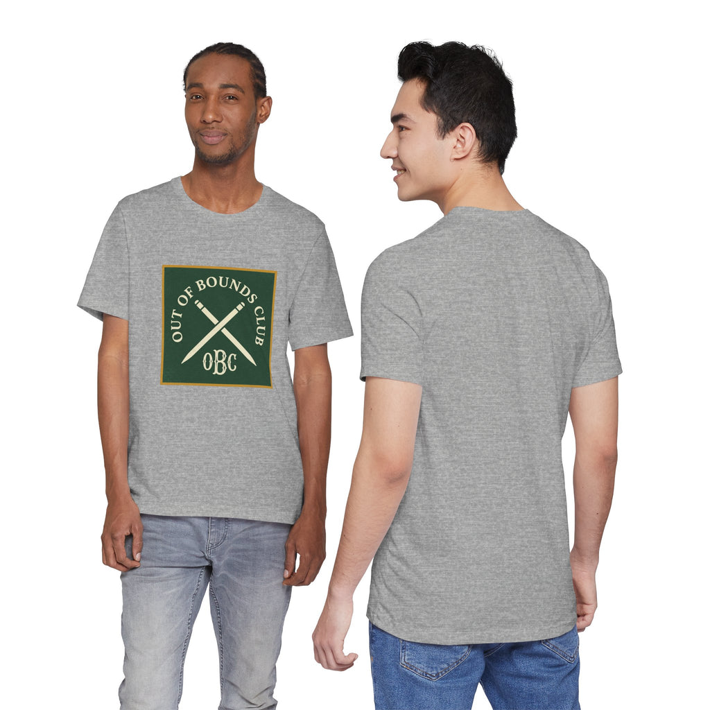 Out of Bounds Club Tee - Crossed Stakes Heraldic Mark