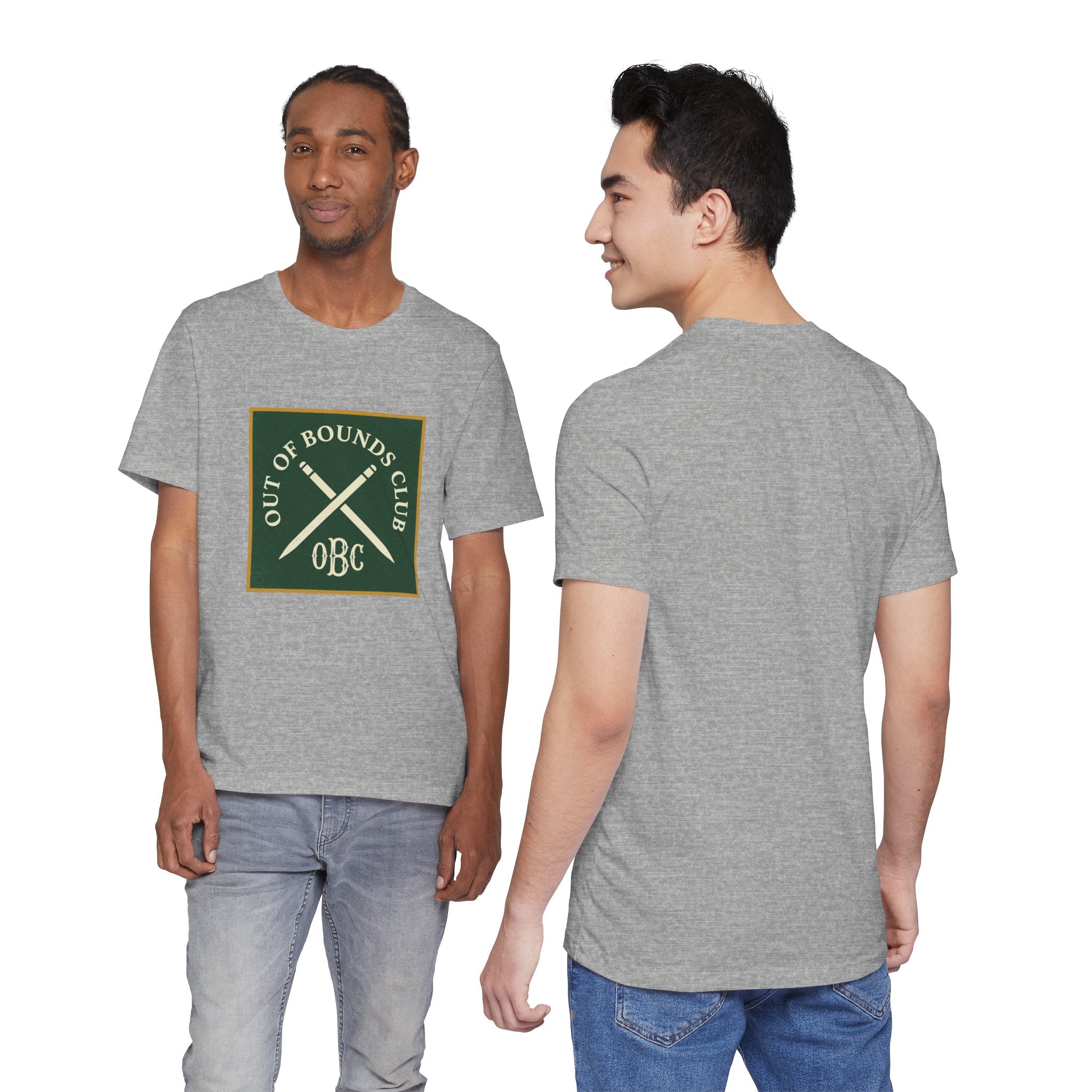 Out of Bounds Club Tee - Crossed Stakes Heraldic Mark