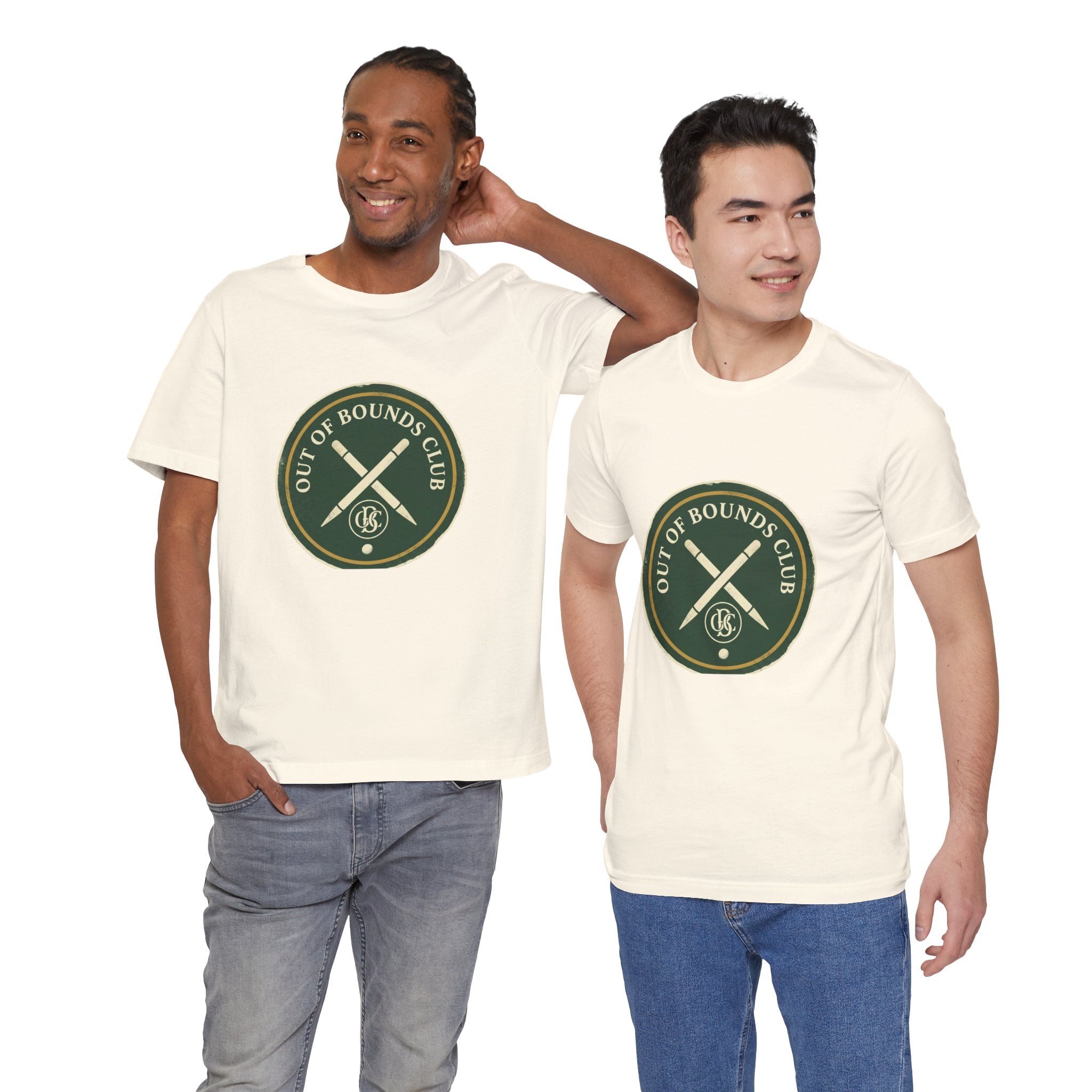 Out of Bounds Club Tee - Crossed Stakes Heraldic Mark