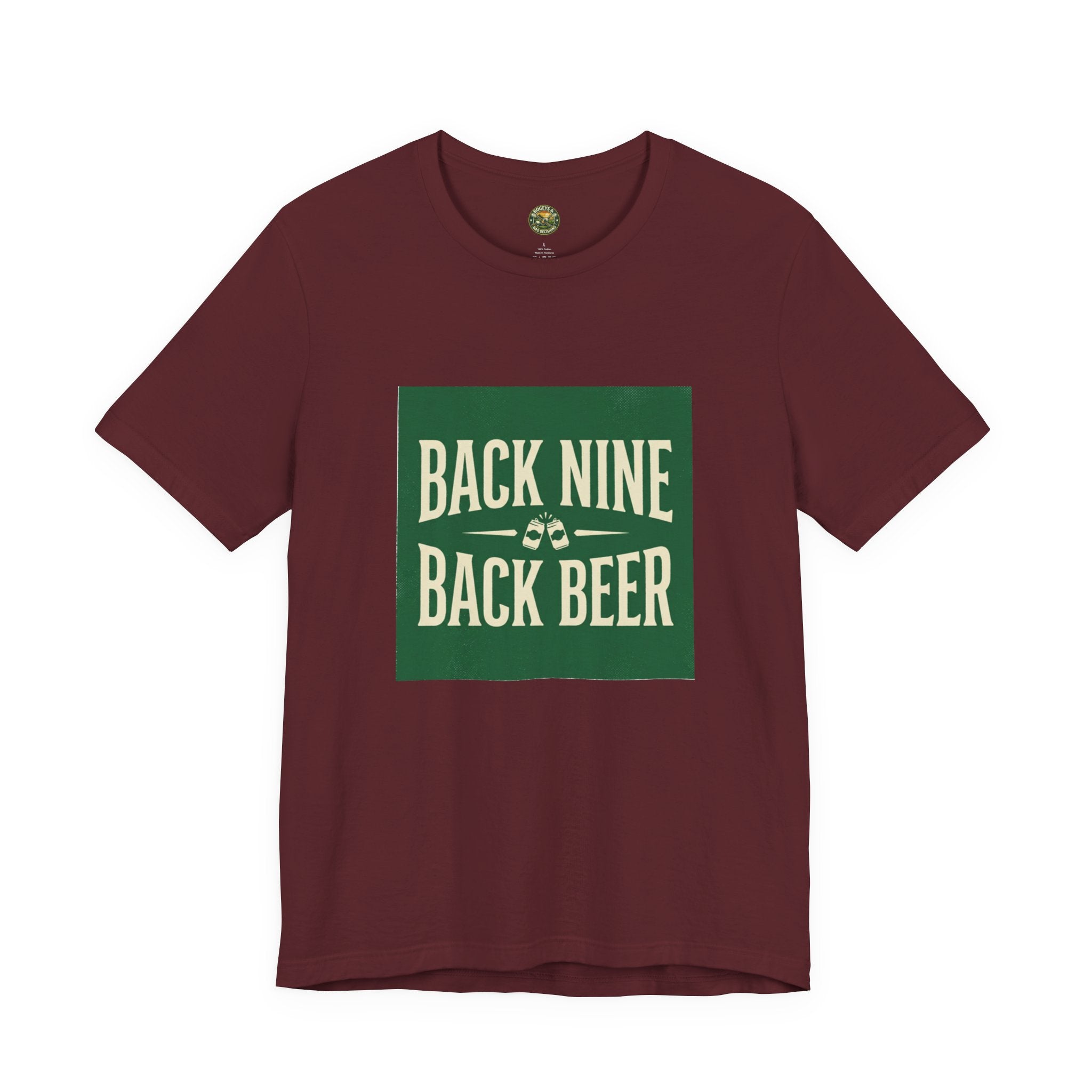 Back Nine, Back Beer - Vintage Golf Tee