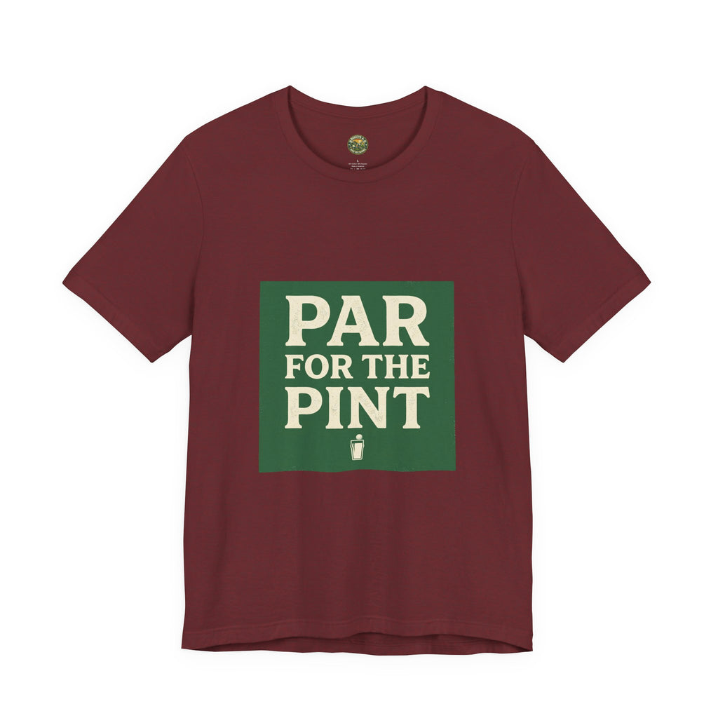 Par For The Pint - Green Label Vintage Golf & Beer Tee