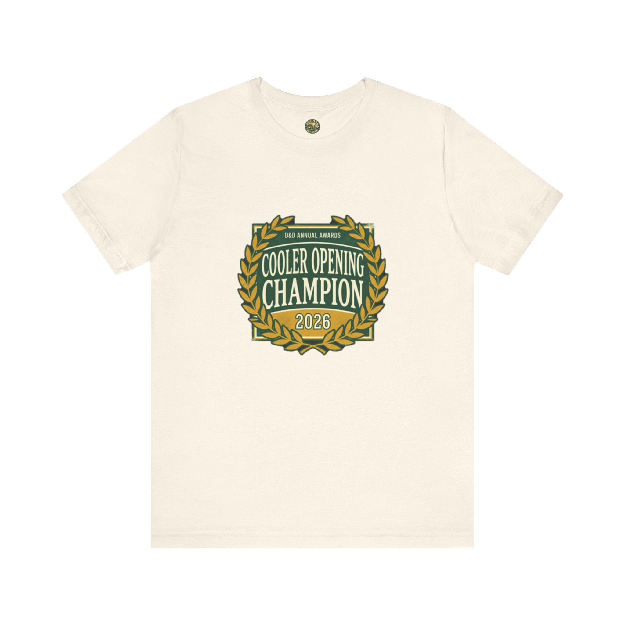 Cooler Opening Champion Tee - Vintage Fake Award