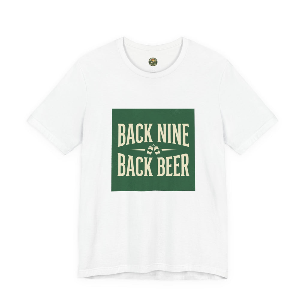 Back Nine, Back Beer - Vintage Golf Tee