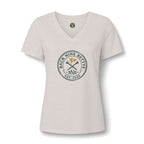 Back Nine Bettys V-Neck Tee — Charter Member Badge
