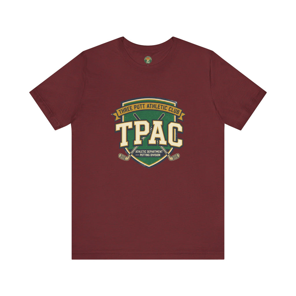 TPAC Athletic Dept Tee — Putting Division Crest