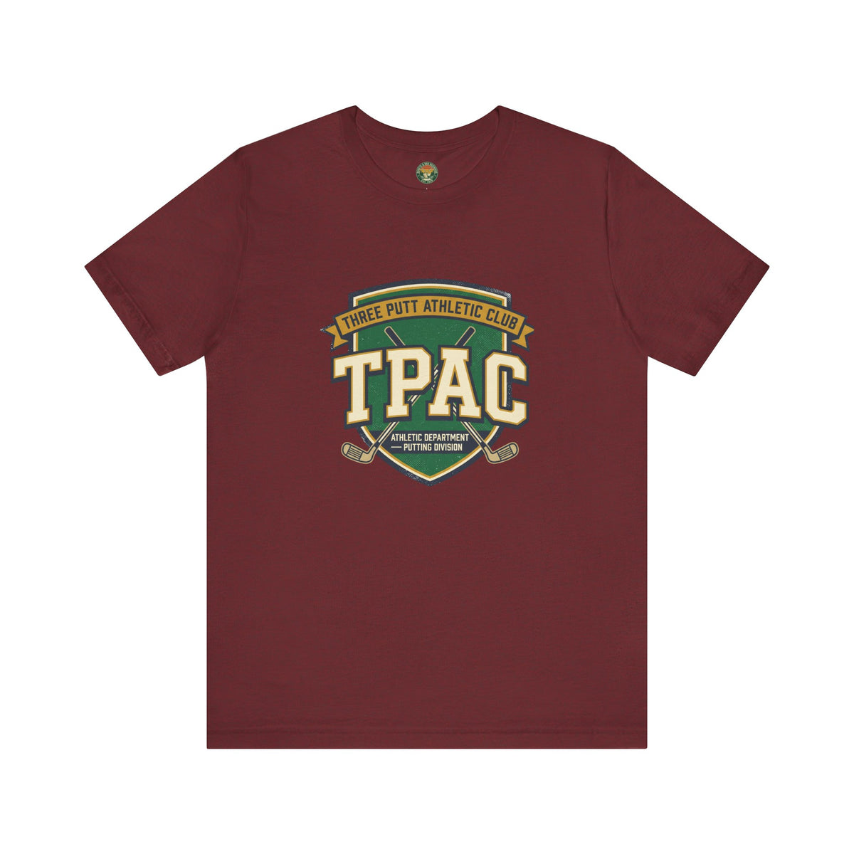 TPAC Athletic Dept Tee — Putting Division Crest