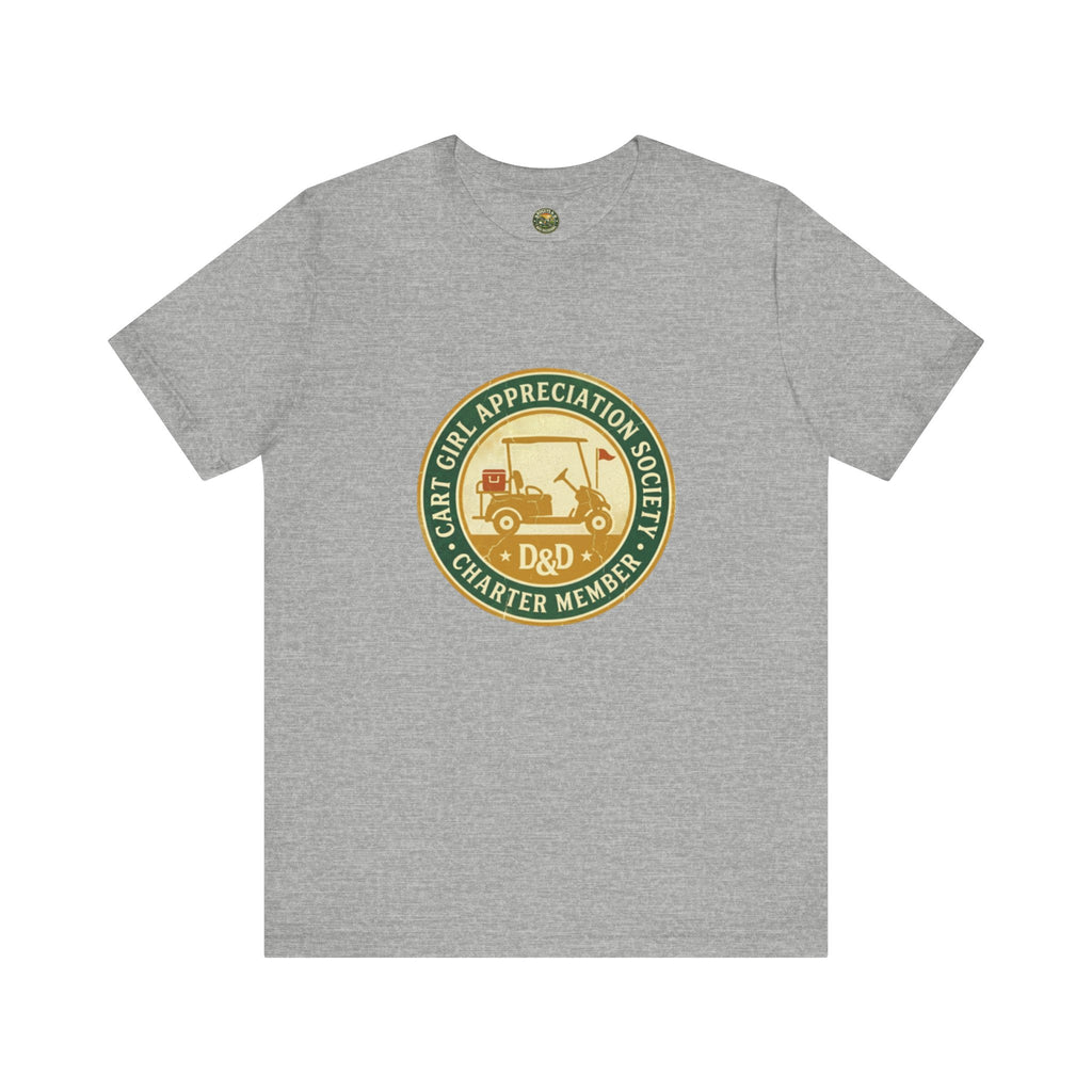 Cart Girl Appreciation Society Tee — Vintage Tribute Badge