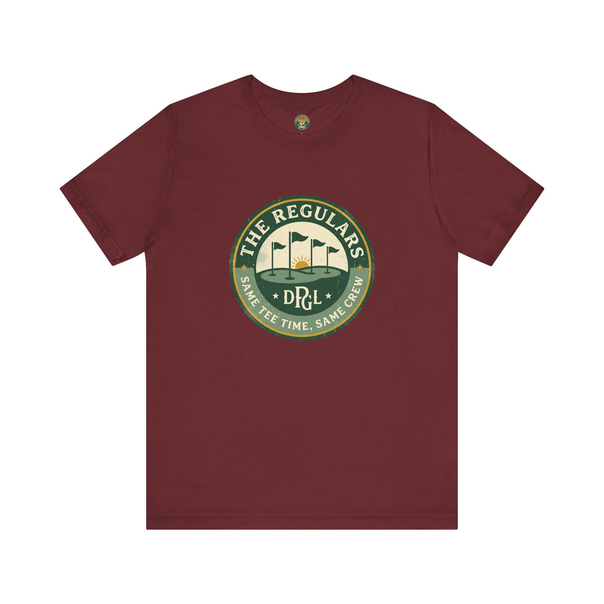 The Regulars Tee — Same Foursome Member Badge