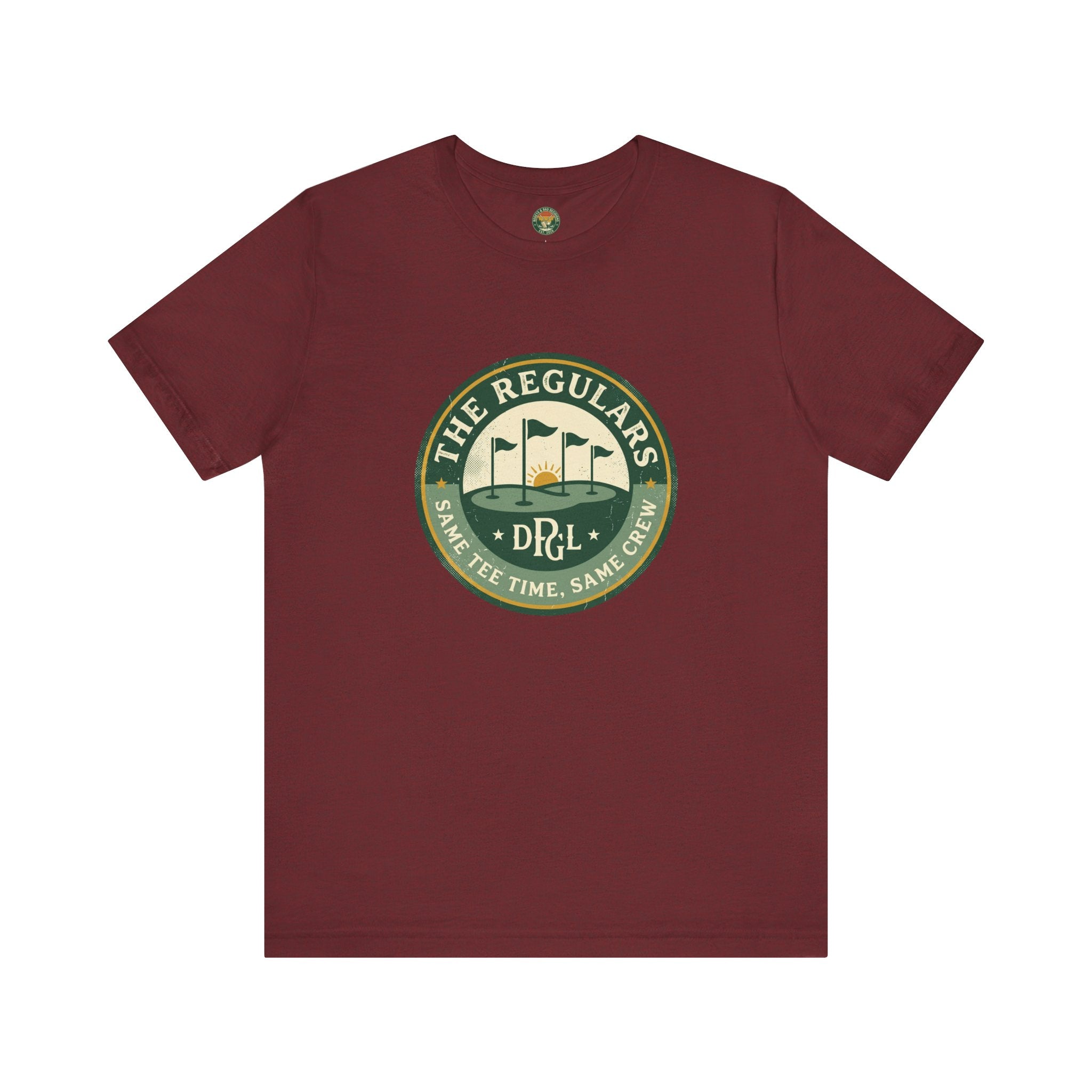 The Regulars Tee — Same Foursome Member Badge