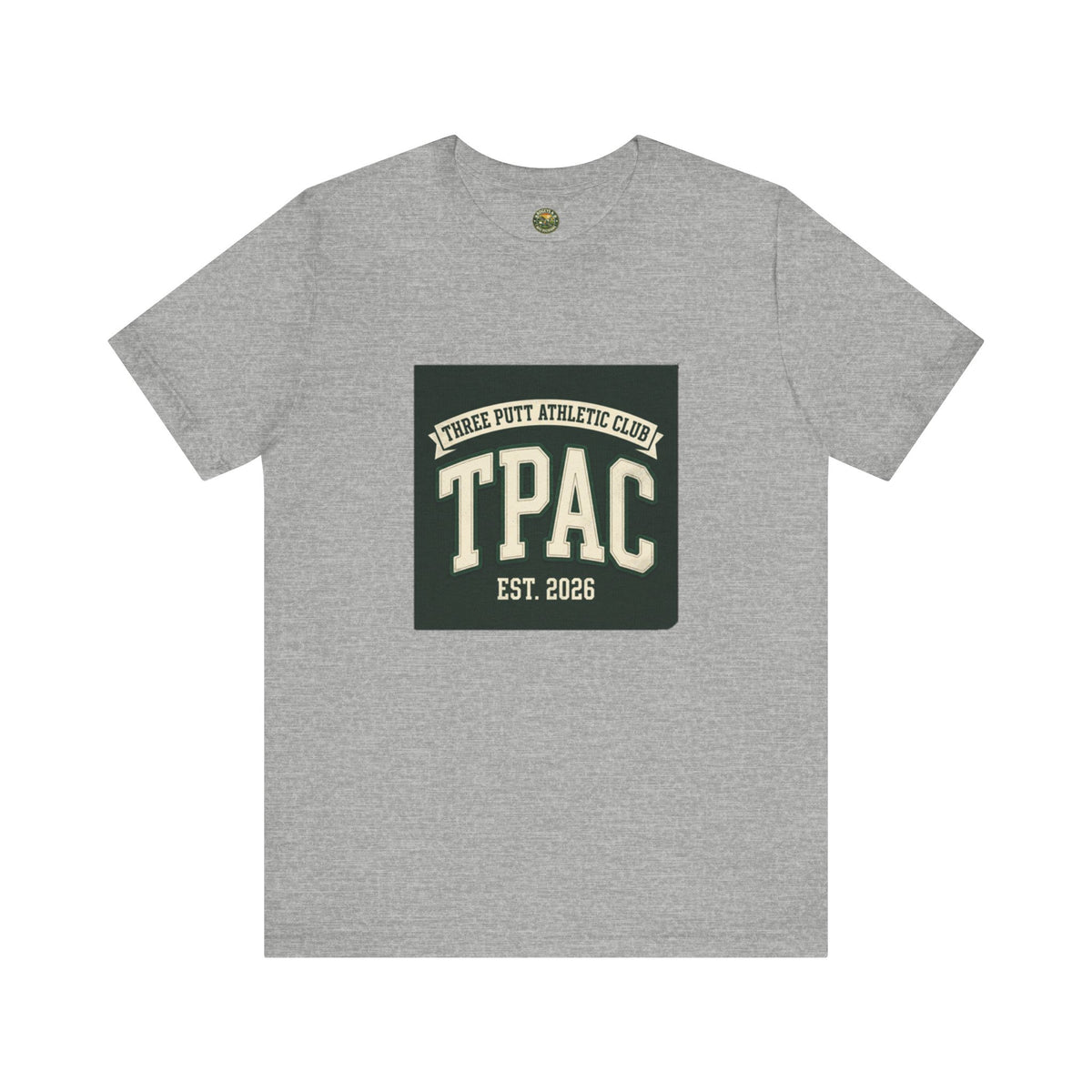 TPAC Varsity Monogram Tee - Three Putt Athletic Club