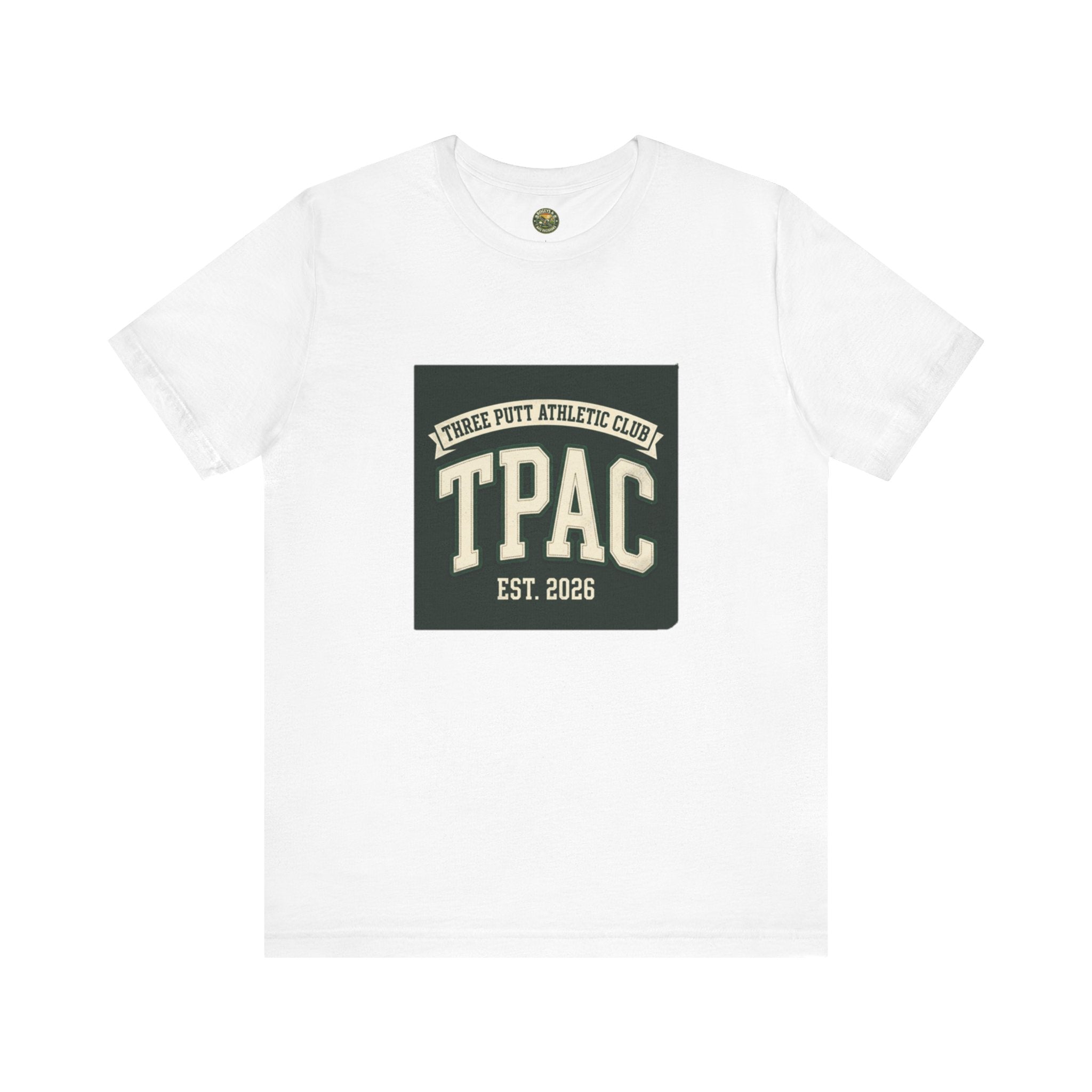TPAC Varsity Monogram Tee - Three Putt Athletic Club