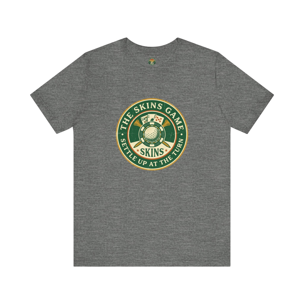 The Skins Game Badge Tee — Vintage Action Crest