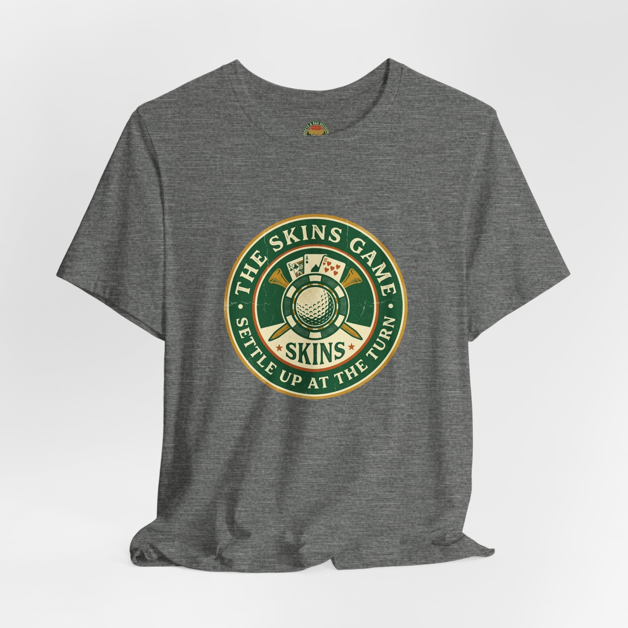 The Skins Game Badge Tee — Vintage Action Crest