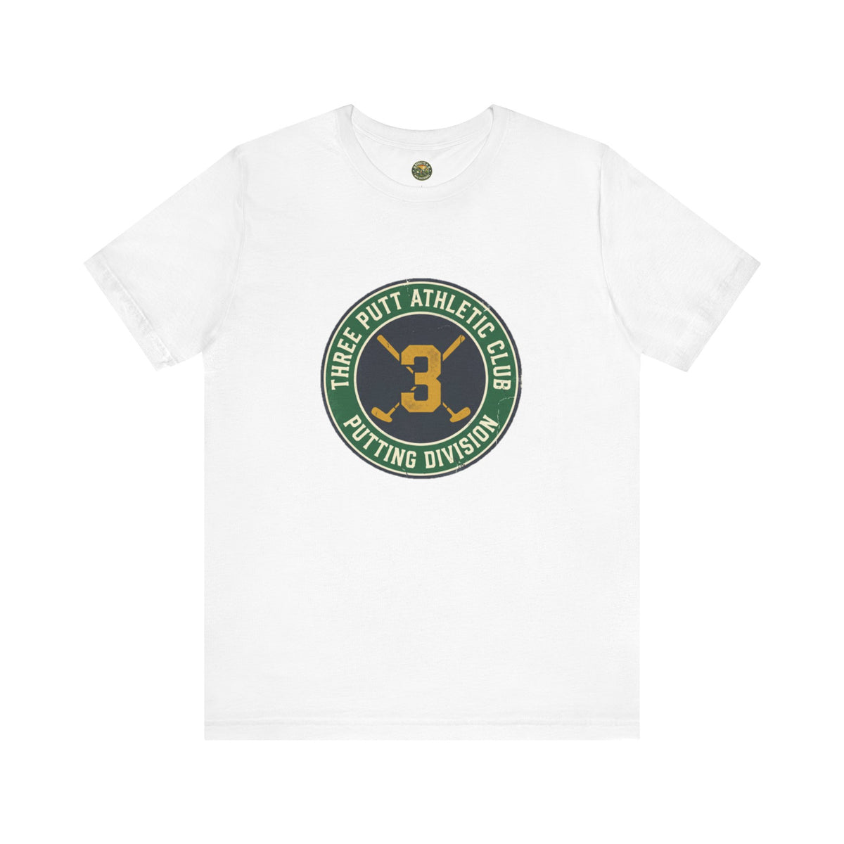 TPAC Crossed Putters Badge Tee