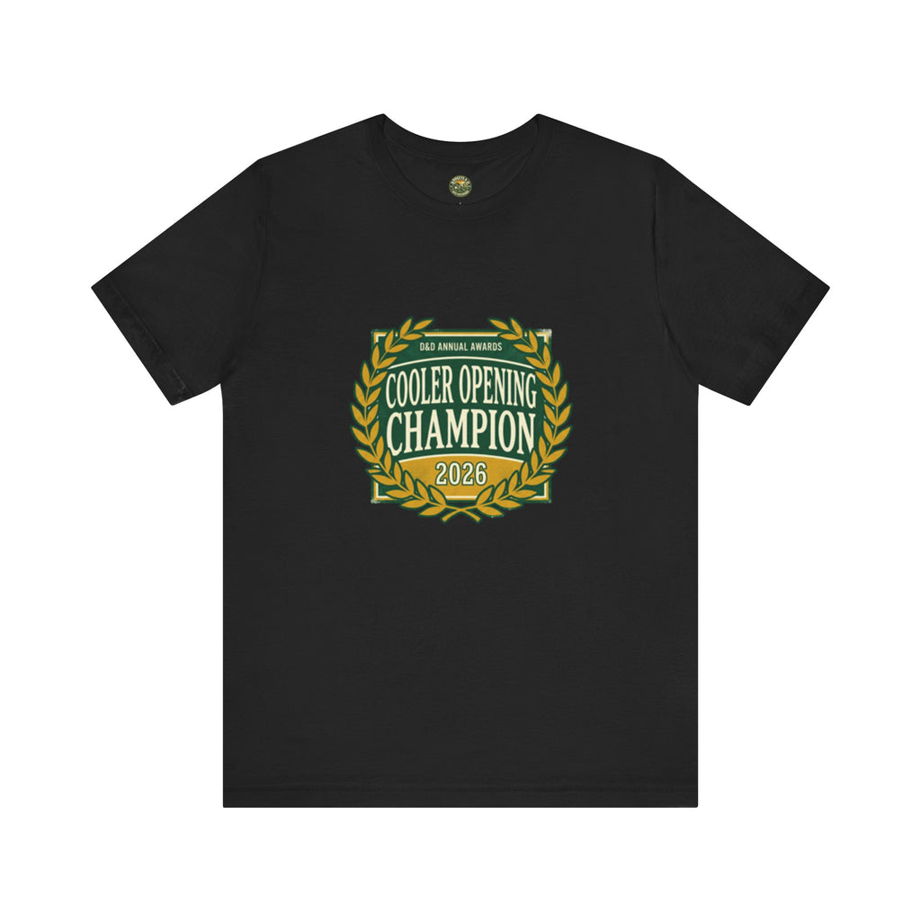 Cooler Opening Champion Tee - Vintage Fake Award