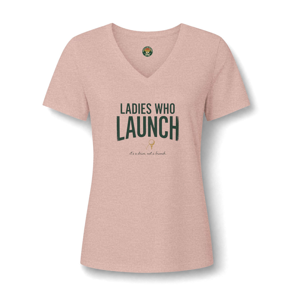 Ladies Who Launch V-Neck Tee — Back Nine Bettys