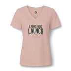Ladies Who Launch V-Neck Tee — Back Nine Bettys