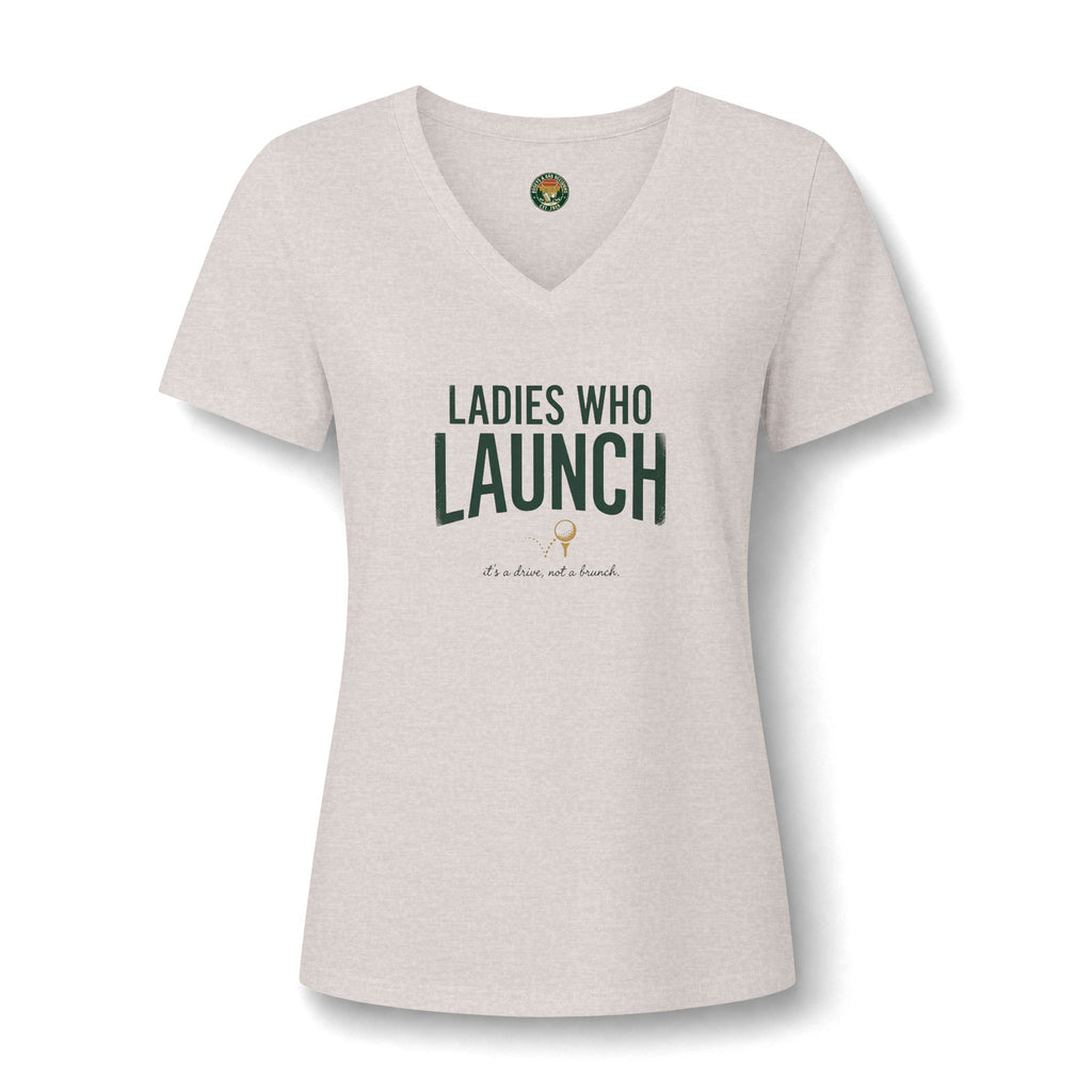 Ladies Who Launch V-Neck Tee — Back Nine Bettys