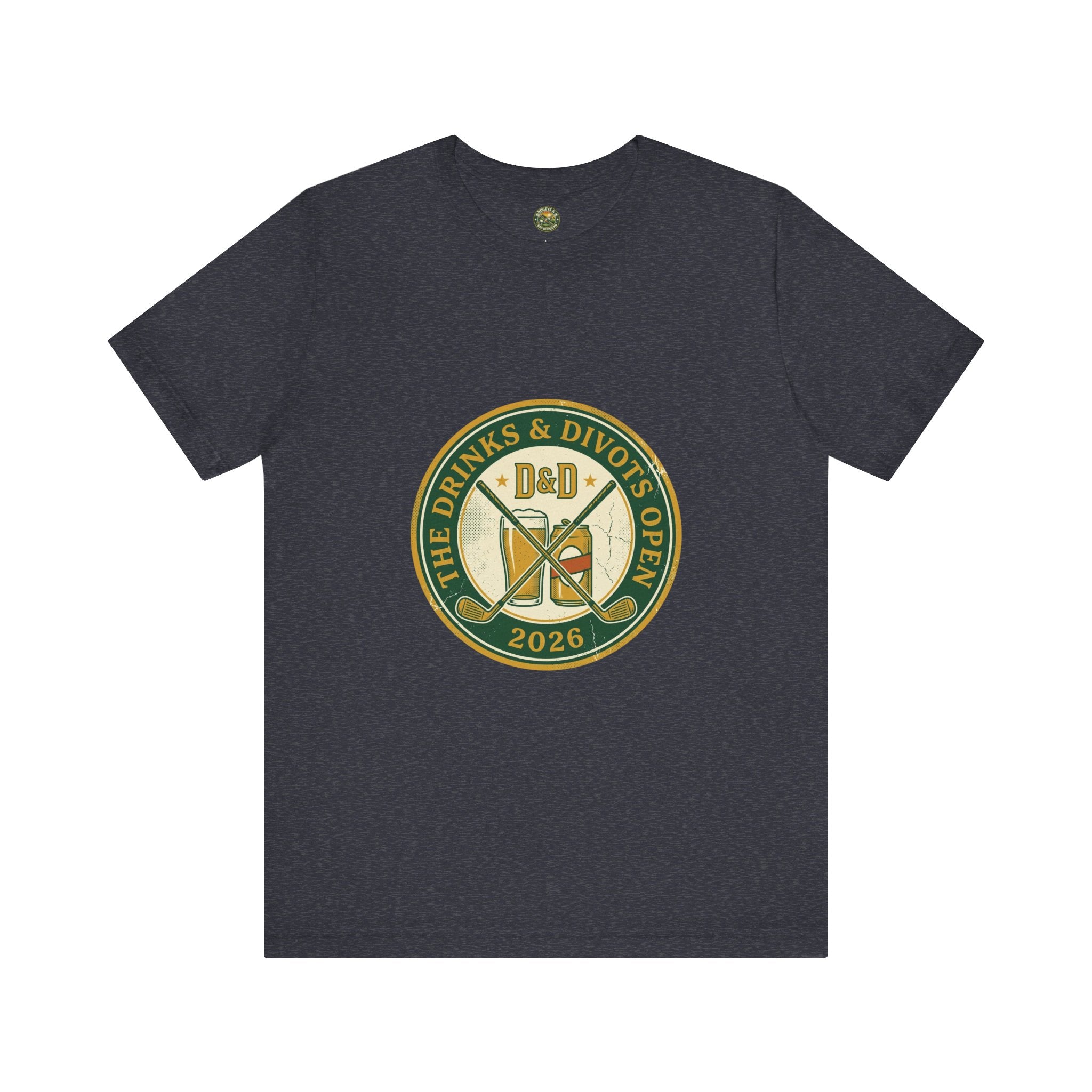 Drinks & Divots Open — Vintage Tournament Badge Tee