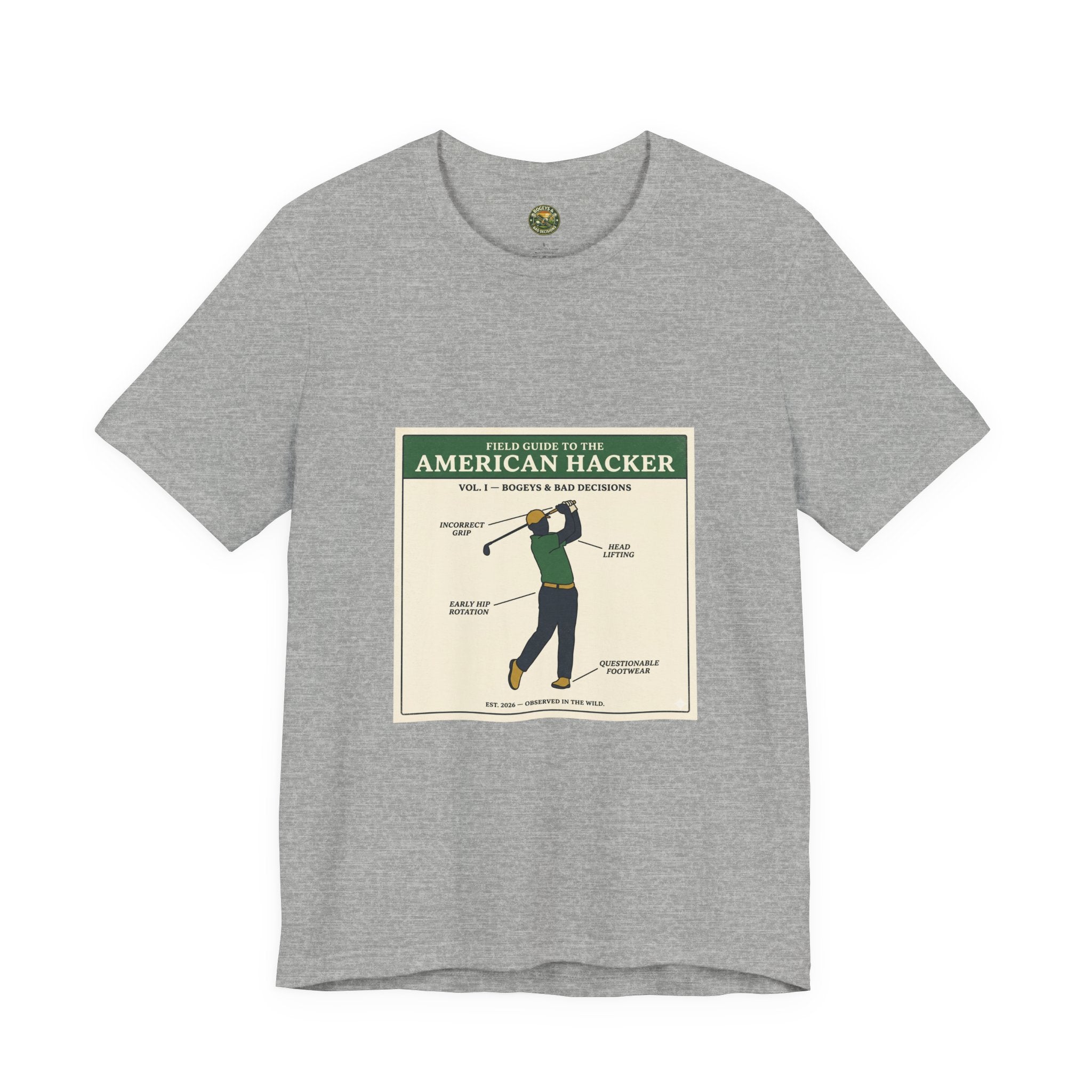 Field Guide To The American Hacker — vintage naturalist golf tee