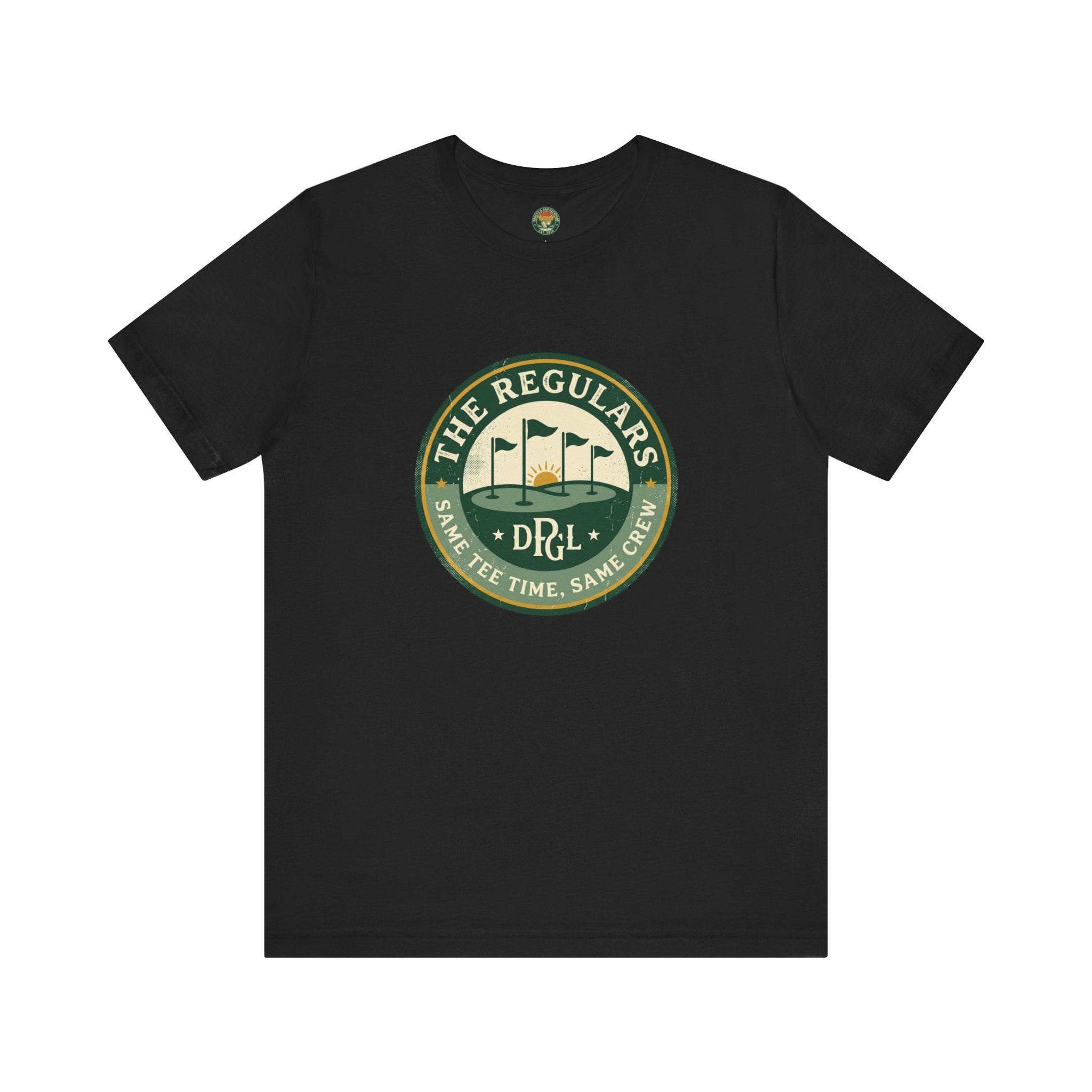 The Regulars Tee — Same Foursome Member Badge