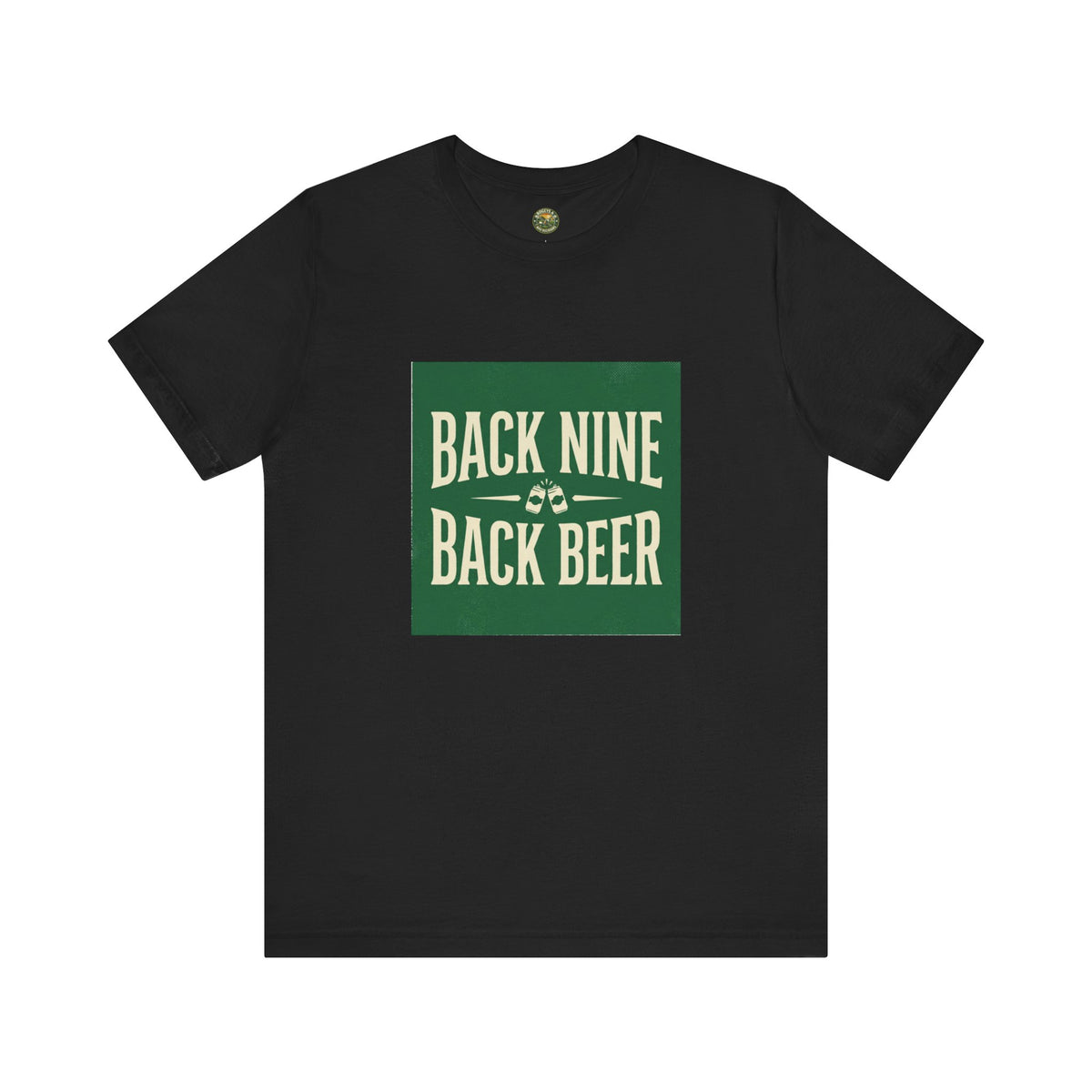 Back Nine, Back Beer - Vintage Golf Tee