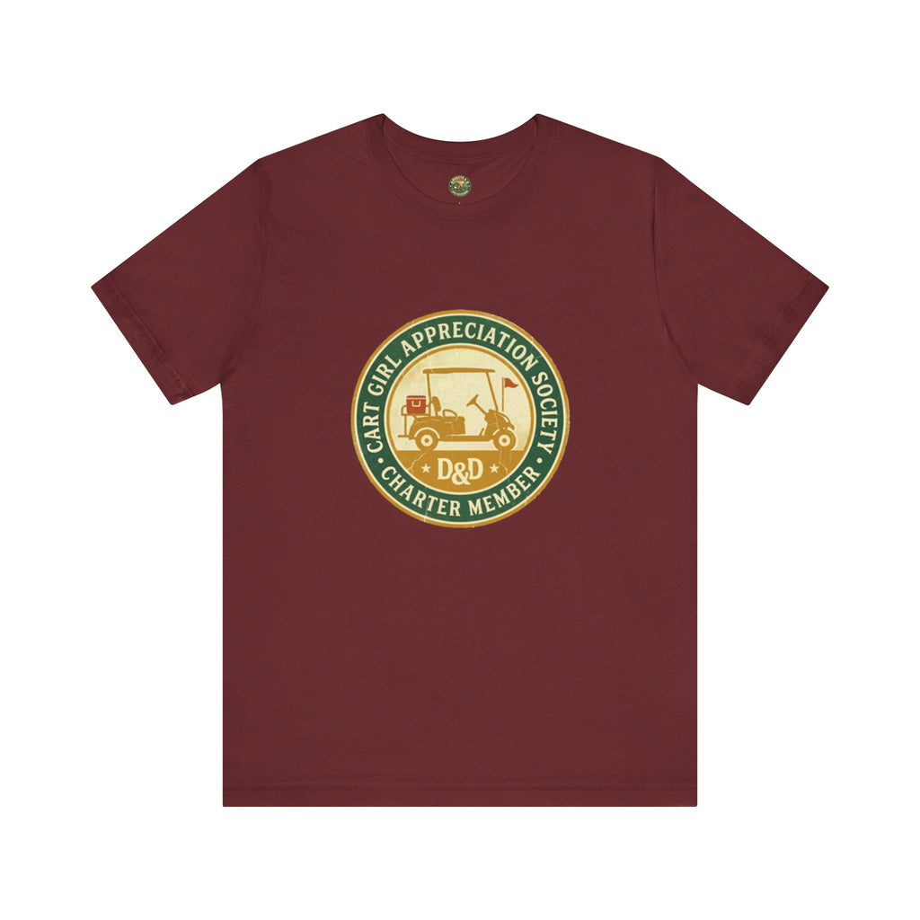 Cart Girl Appreciation Society Tee — Vintage Tribute Badge