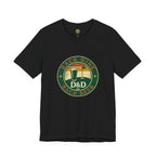 Back Nine Back Beer - Vintage Golf Sunset Badge Tee