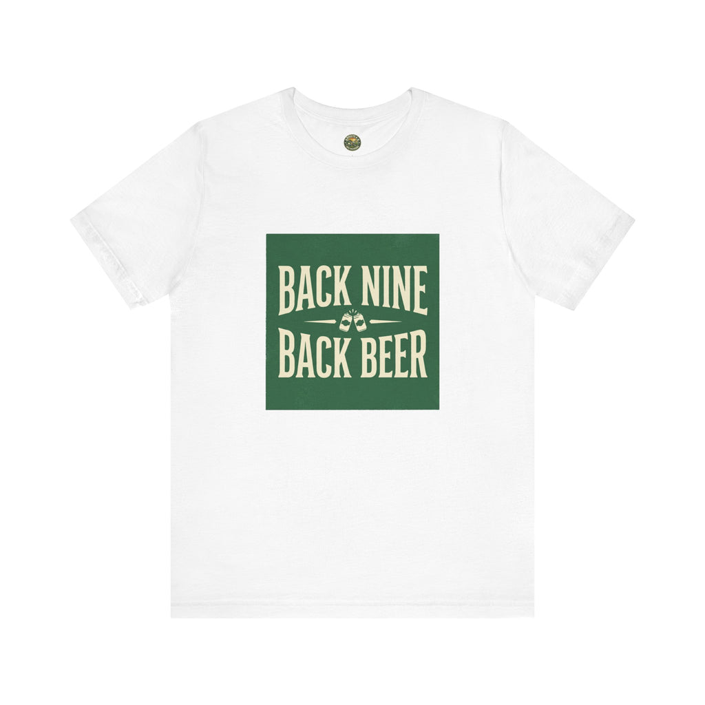 Back Nine, Back Beer - Vintage Golf Tee