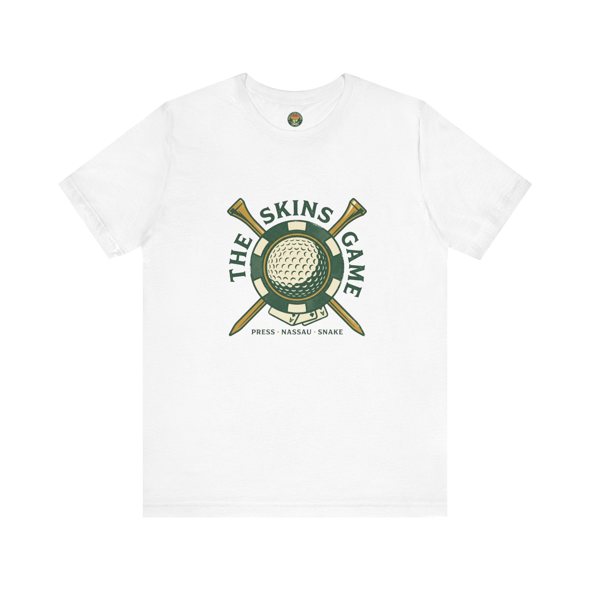 The Skins Game Mark Tee — Poker Chip & Crossed Tees