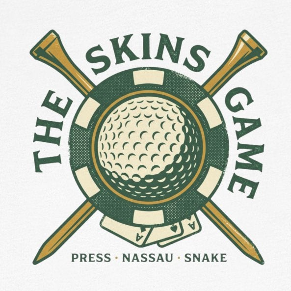 The Skins Game Mark Tee — Poker Chip & Crossed Tees