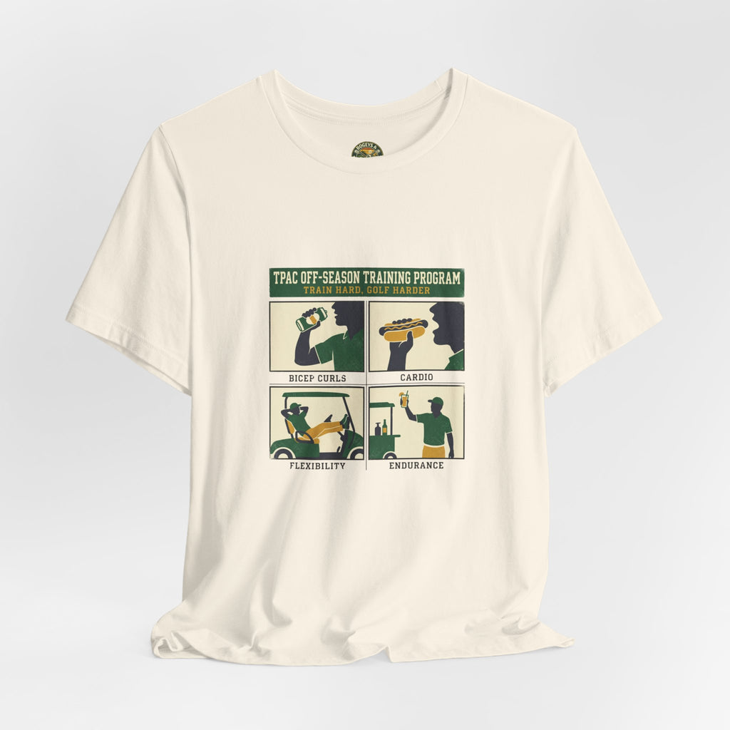 TPAC Off-Season Training tee - Vintage 4-Panel Workout Poster