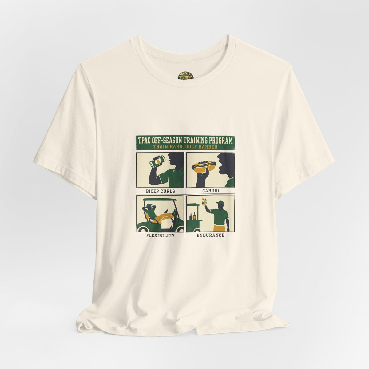 TPAC Off-Season Training tee - Vintage 4-Panel Workout Poster