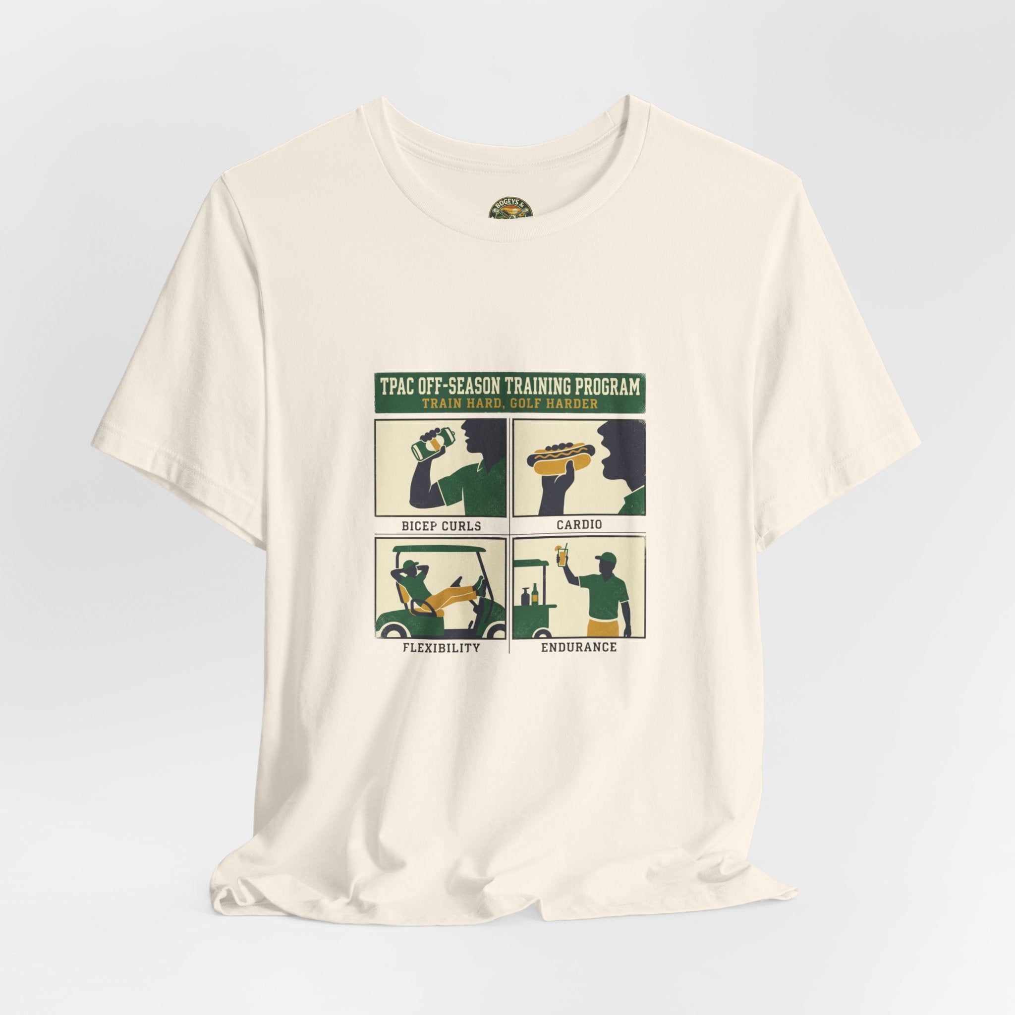 TPAC Off-Season Training tee - Vintage 4-Panel Workout Poster
