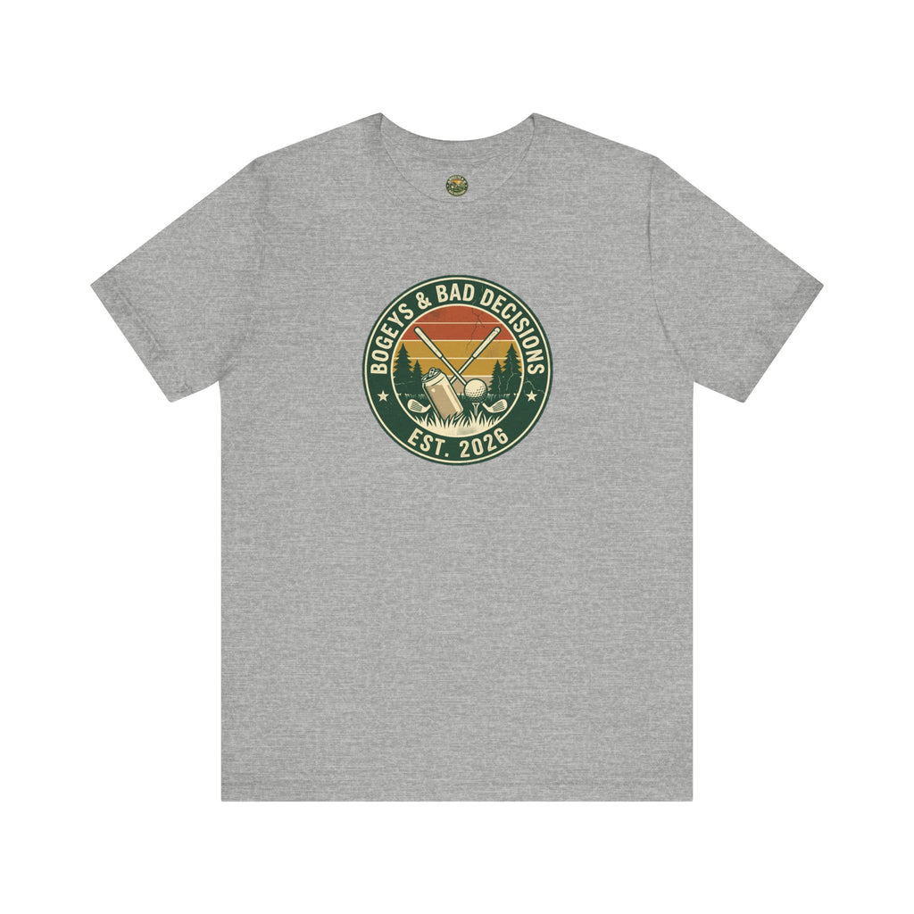 Bogeys & Bad Decisions Logo Tee