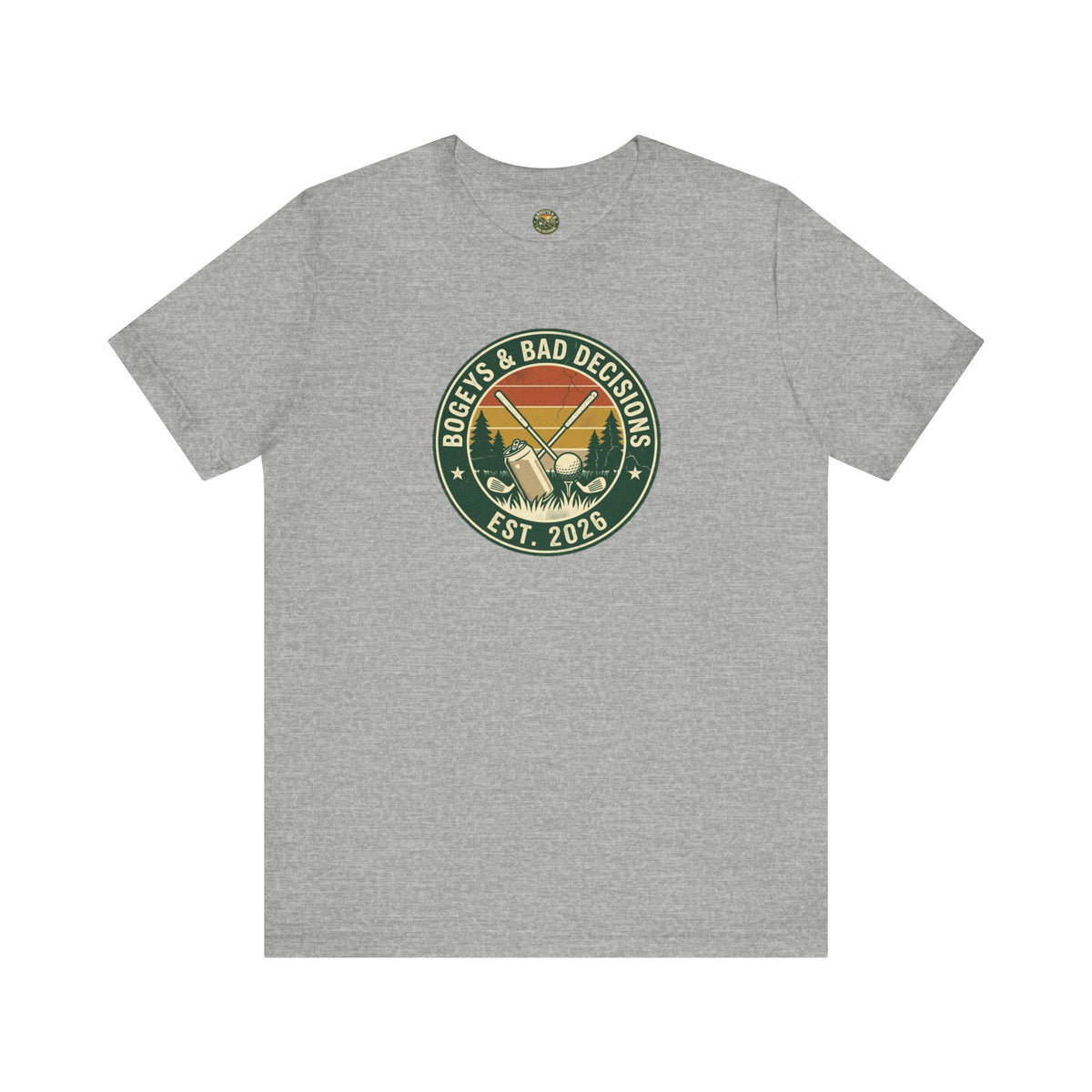 Bogeys & Bad Decisions Logo Tee