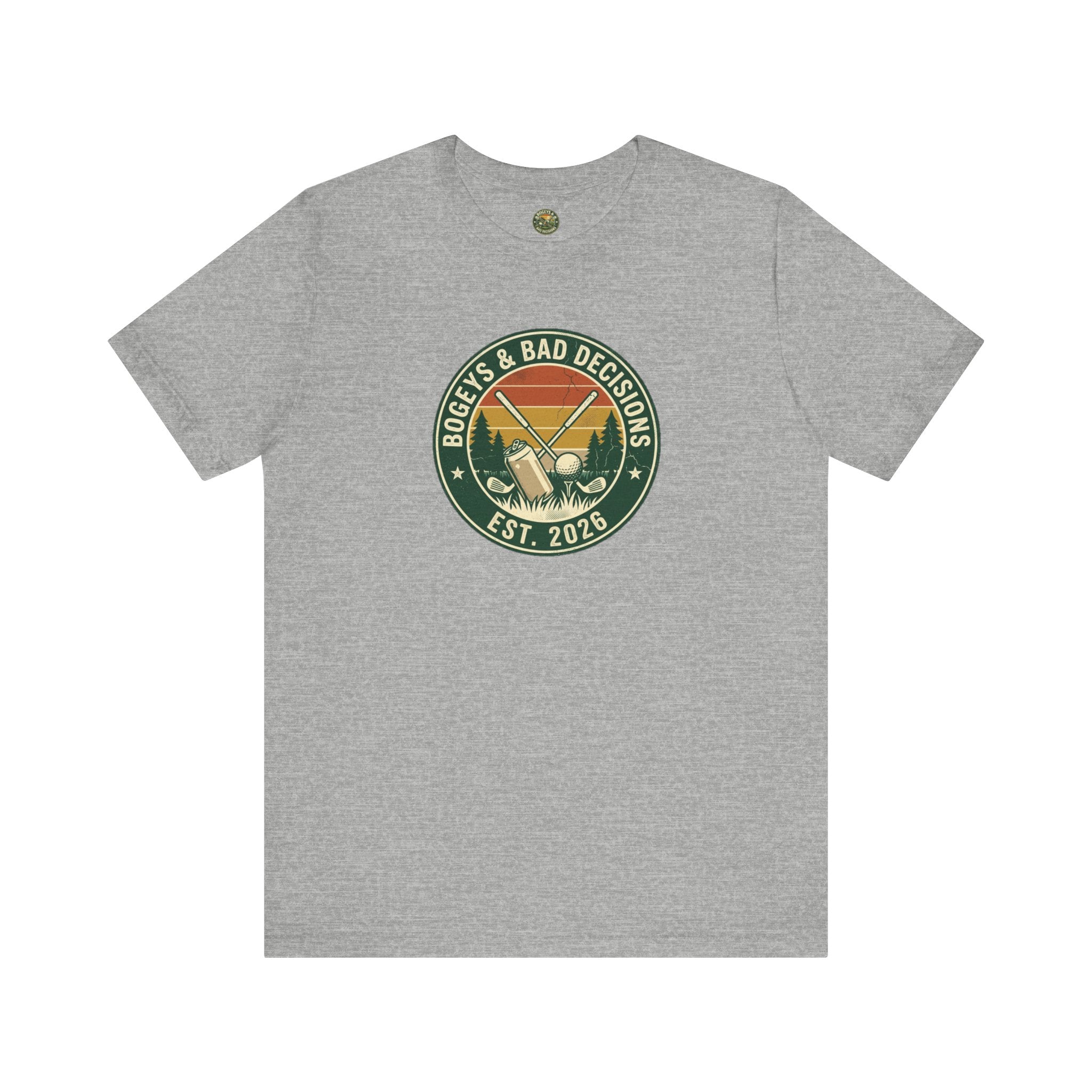 Bogeys & Bad Decisions Logo Tee