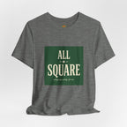 All Square Tee — Golf Match Play Typography