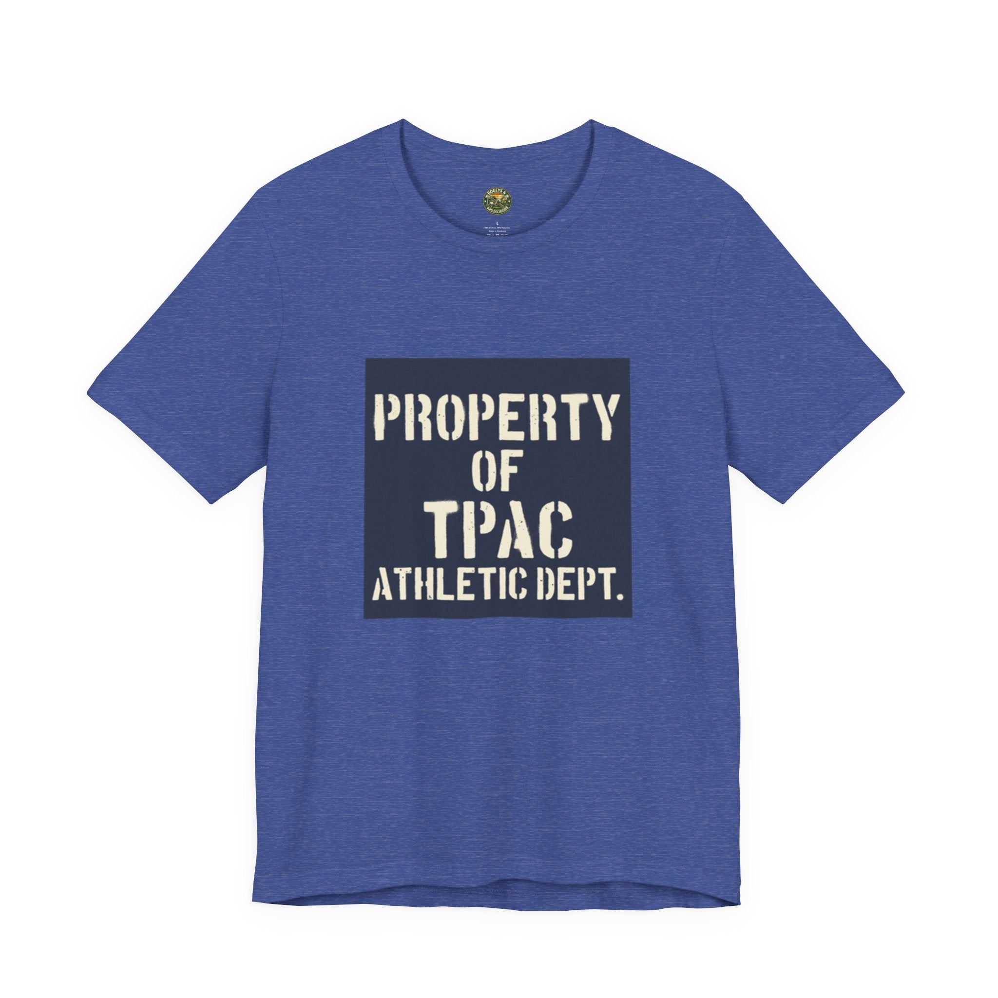 Property of TPAC Tee - Vintage Equipment Room Stencil