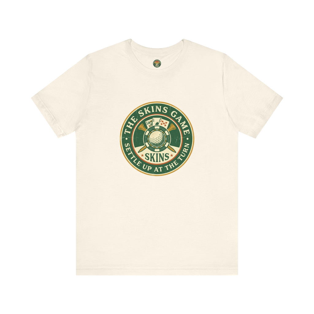 The Skins Game Badge Tee — Vintage Action Crest