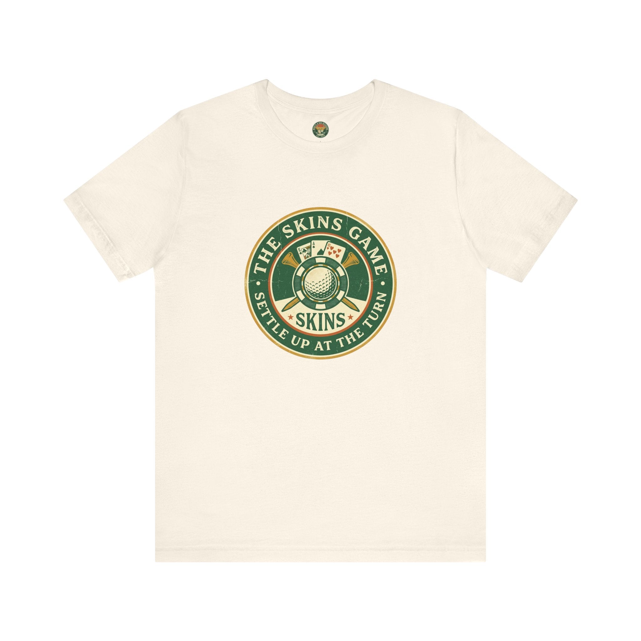 The Skins Game Badge Tee — Vintage Action Crest