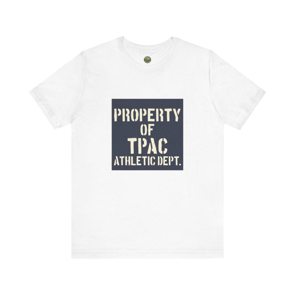Property of TPAC Tee - Vintage Equipment Room Stencil